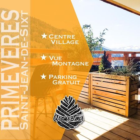 Appt Primeveres - Centre Village, Vue Montagne - Aravistour Saint-Jean-de-Sixt Exterior photo